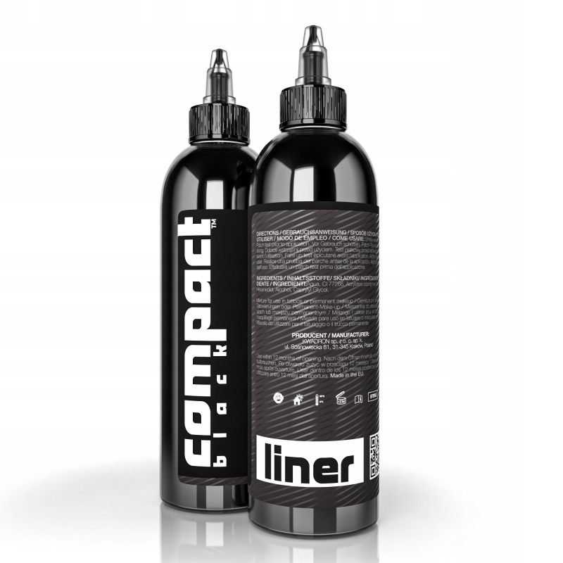 Farba do tatuażu Compact Liner Black 120ml czarna