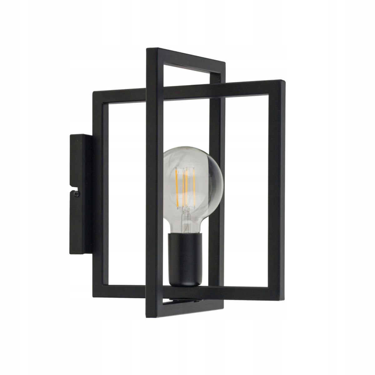 Nástěnné svítidlo Eden Černý kov 1xE27 15W Vyměnitelný zdroj IP20 Sigma Lighting