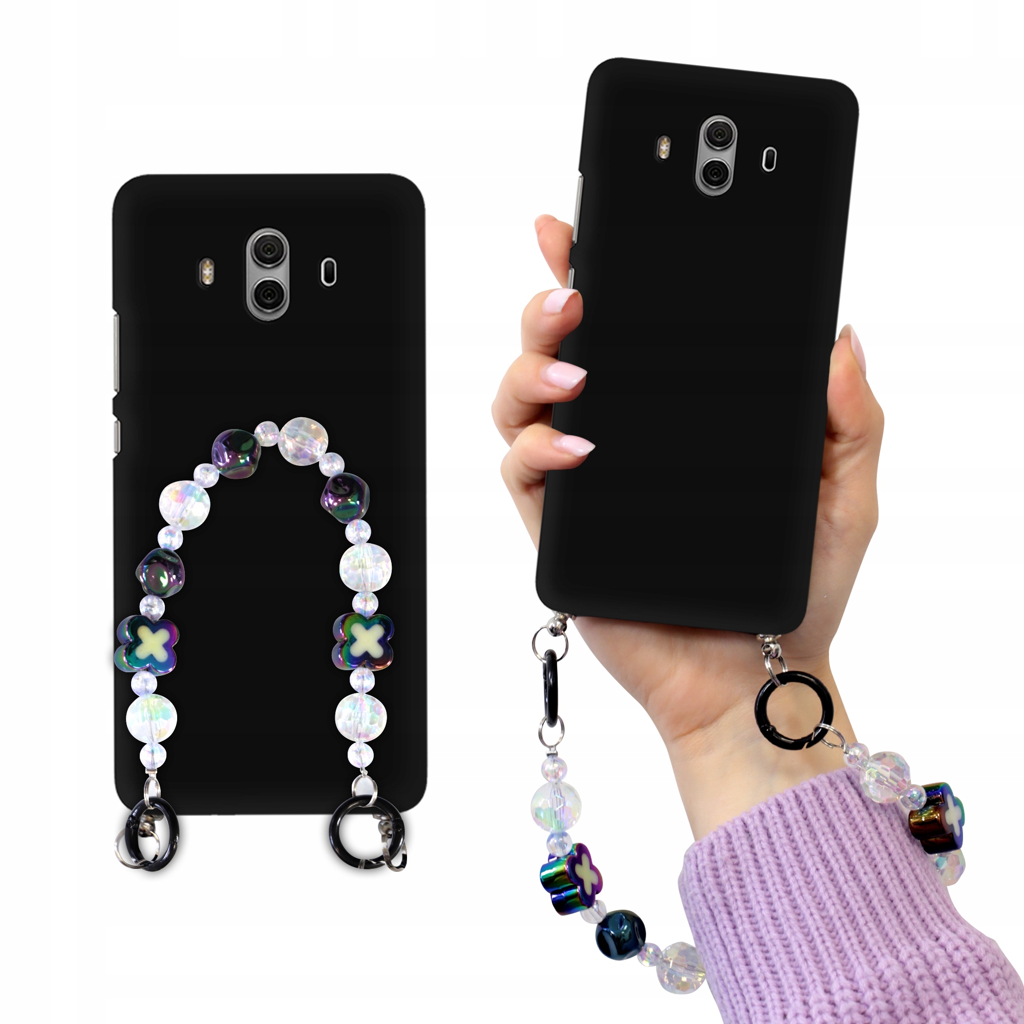 Matné Čierne Puzdro Pre Huawei Mate 10 Koraly Holo