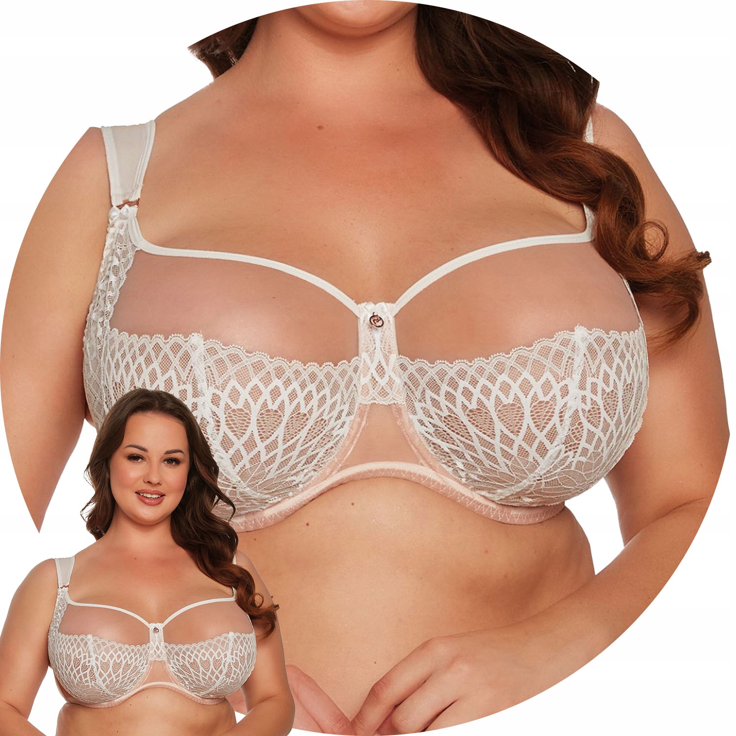 Gaia 1237M Ellen Maxi Měkká podprsenka ecru 70K