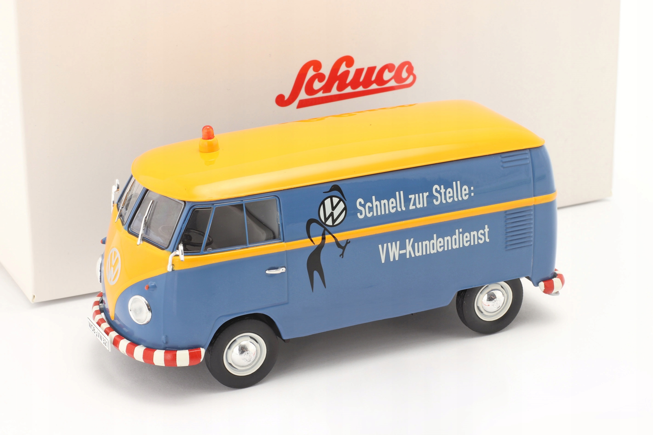 Schuco Volkswagen T1b Kasten Vw Kundenservice 1:32