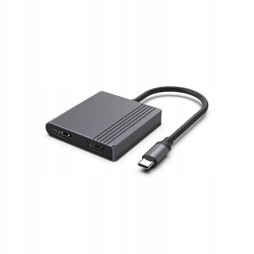 Gembird Adapter Usb-c do Hdmi Dp, 4K 60Hz, czarny