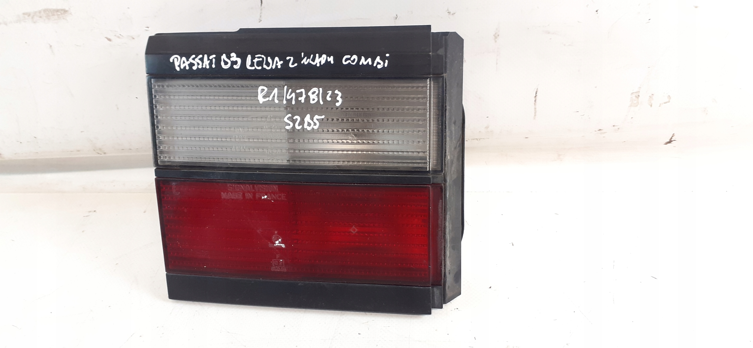 light bonnet left rear part Volkswagen Passat B3 kombi
