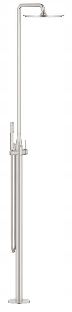System prysznicowy z termostatem Euphoria System 310 stal nierdzewna, w z