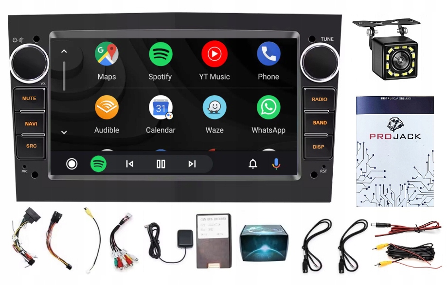 Rádio Navigácia Gps Opel Vectra C 2002-2008 Usb Wifi Bt Carplay 2/64 Gb