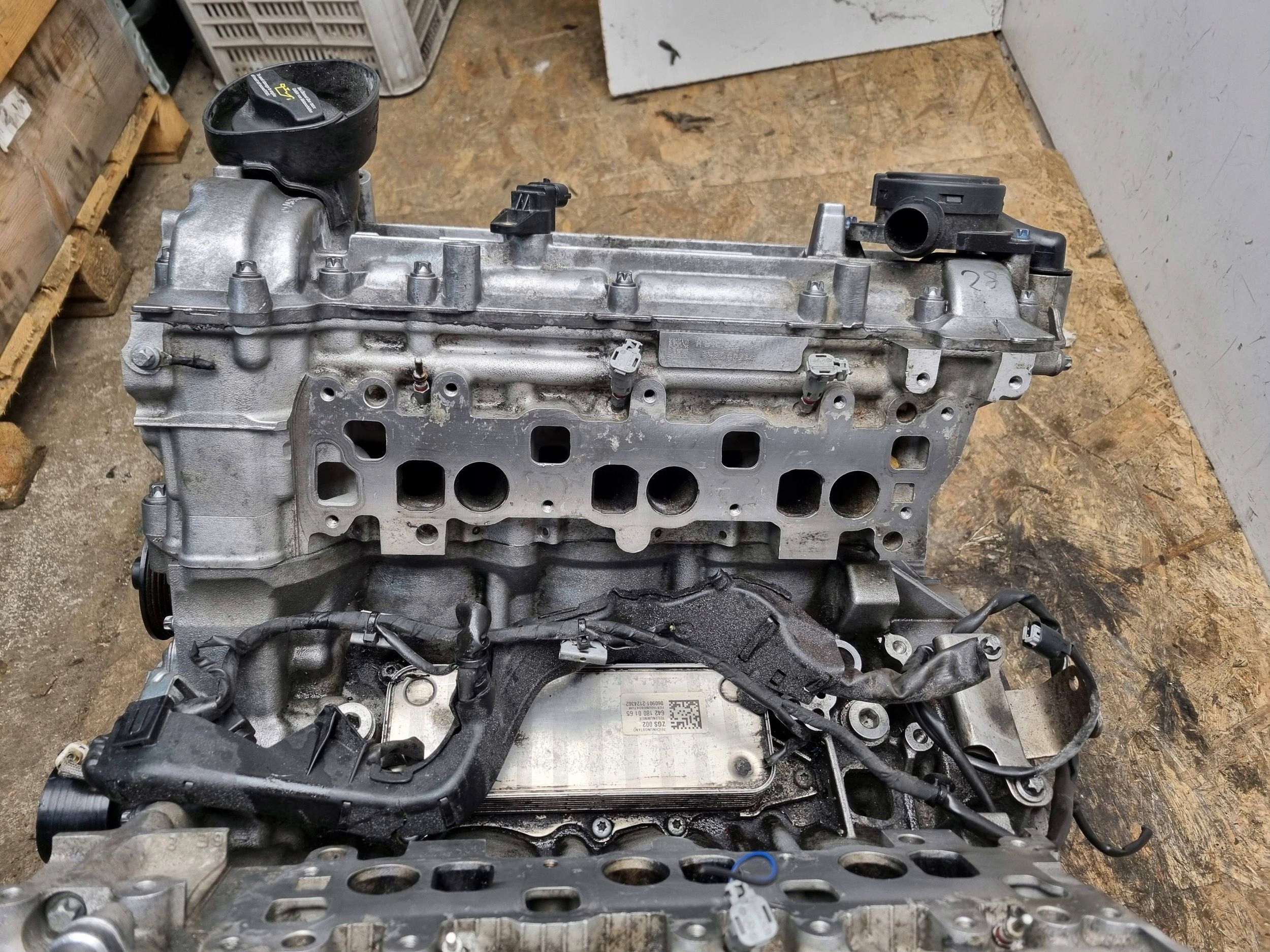 engine 642940 MERCEDES ML 320 W164 GL 350 X164 3.0 CDI 224KM unprotected pillar
