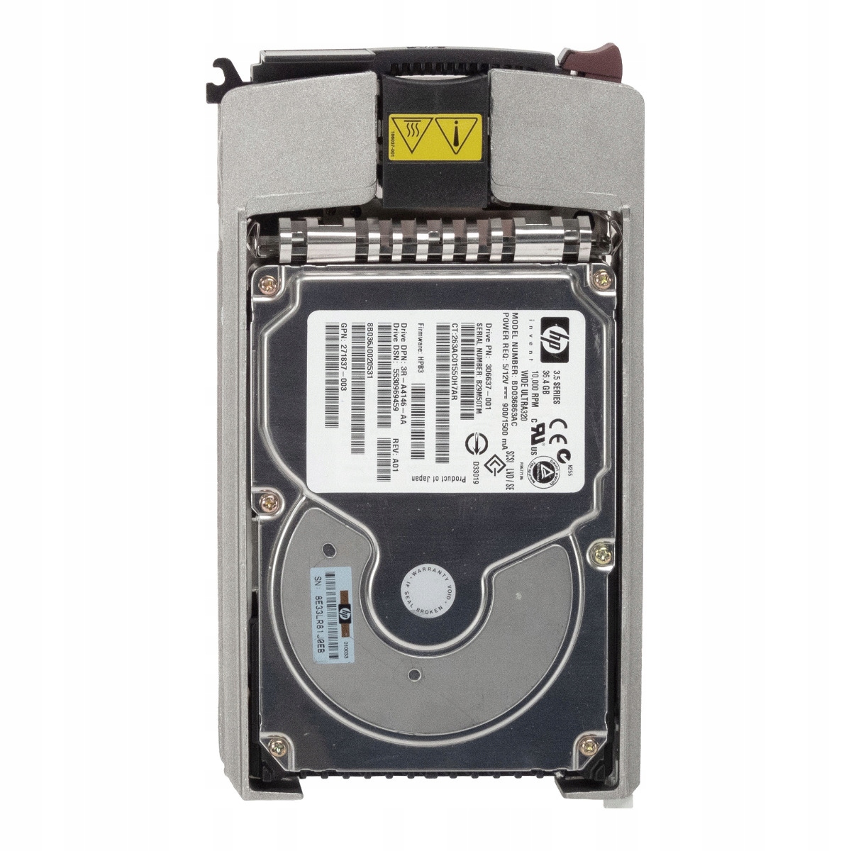 Hp 306637-001 BD036863AC 36GB 10K 8MB Scsi U320 3.5''