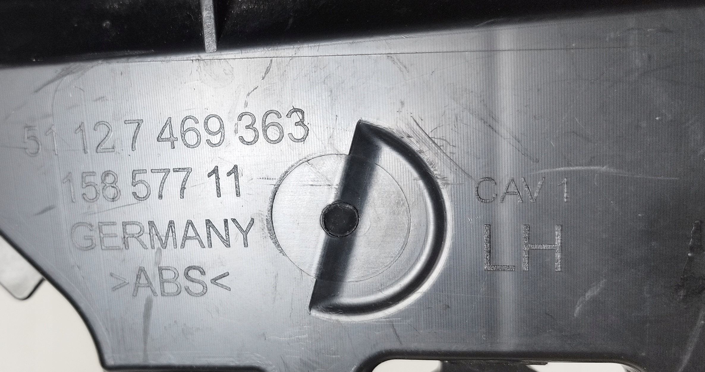BMW 3 G20 bumper bracket holder rear part left 7469363