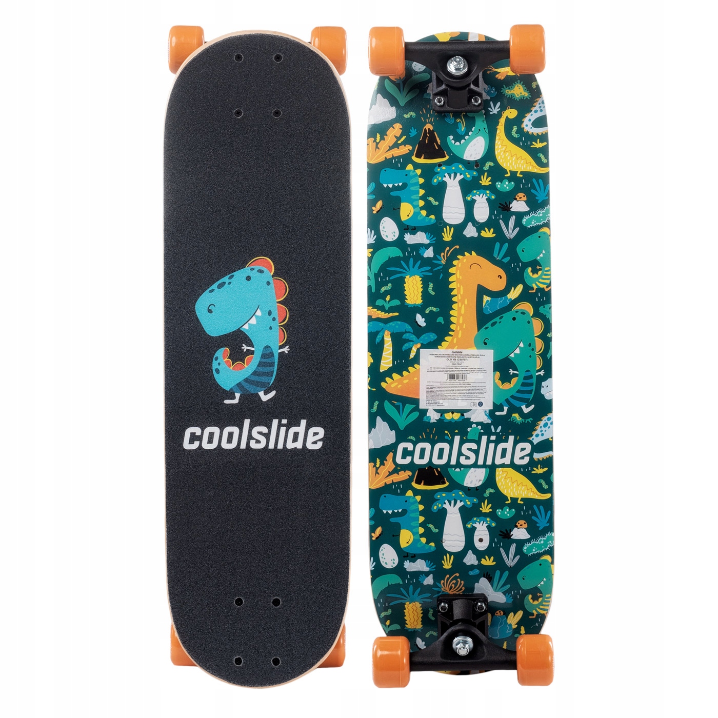 Deskorolka Coolslide Olo Yb Zielona Stabilna Dla Dzieci Skatepark U-rampa