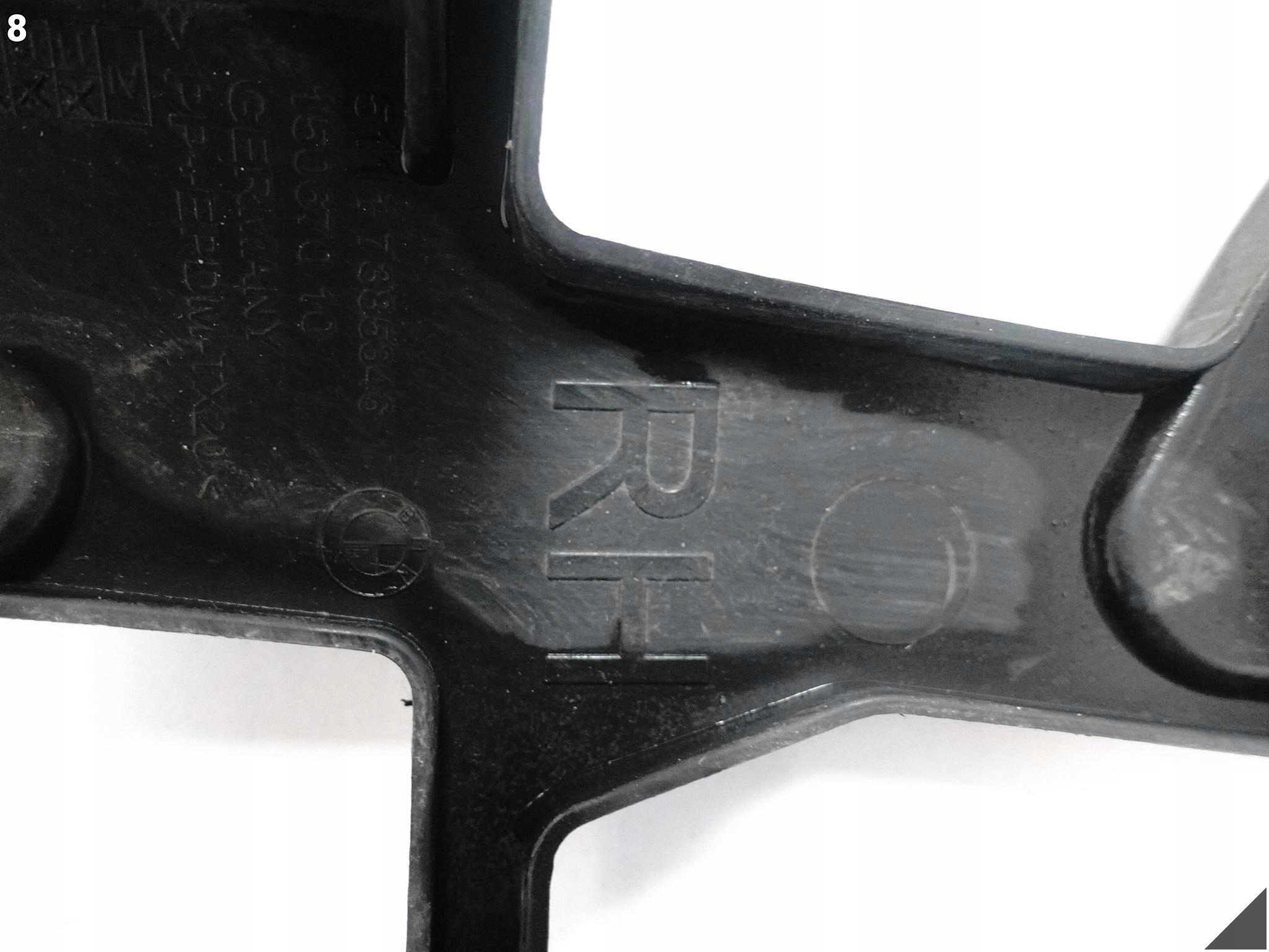 BMW 5 G30 G31 17-20 support holder bracket W bumper right front 7385346