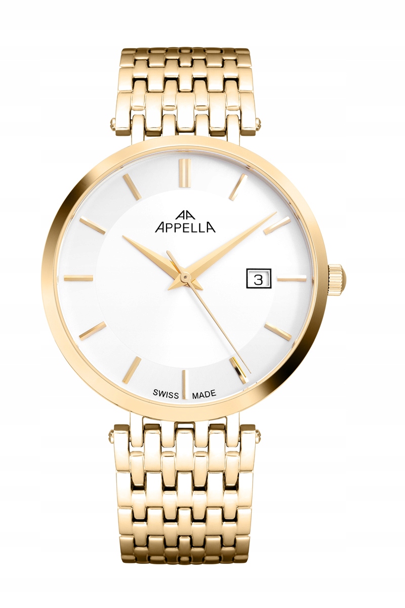 Nové Originální Pánské hodinky Appella L12001.1113Q data, gravírování