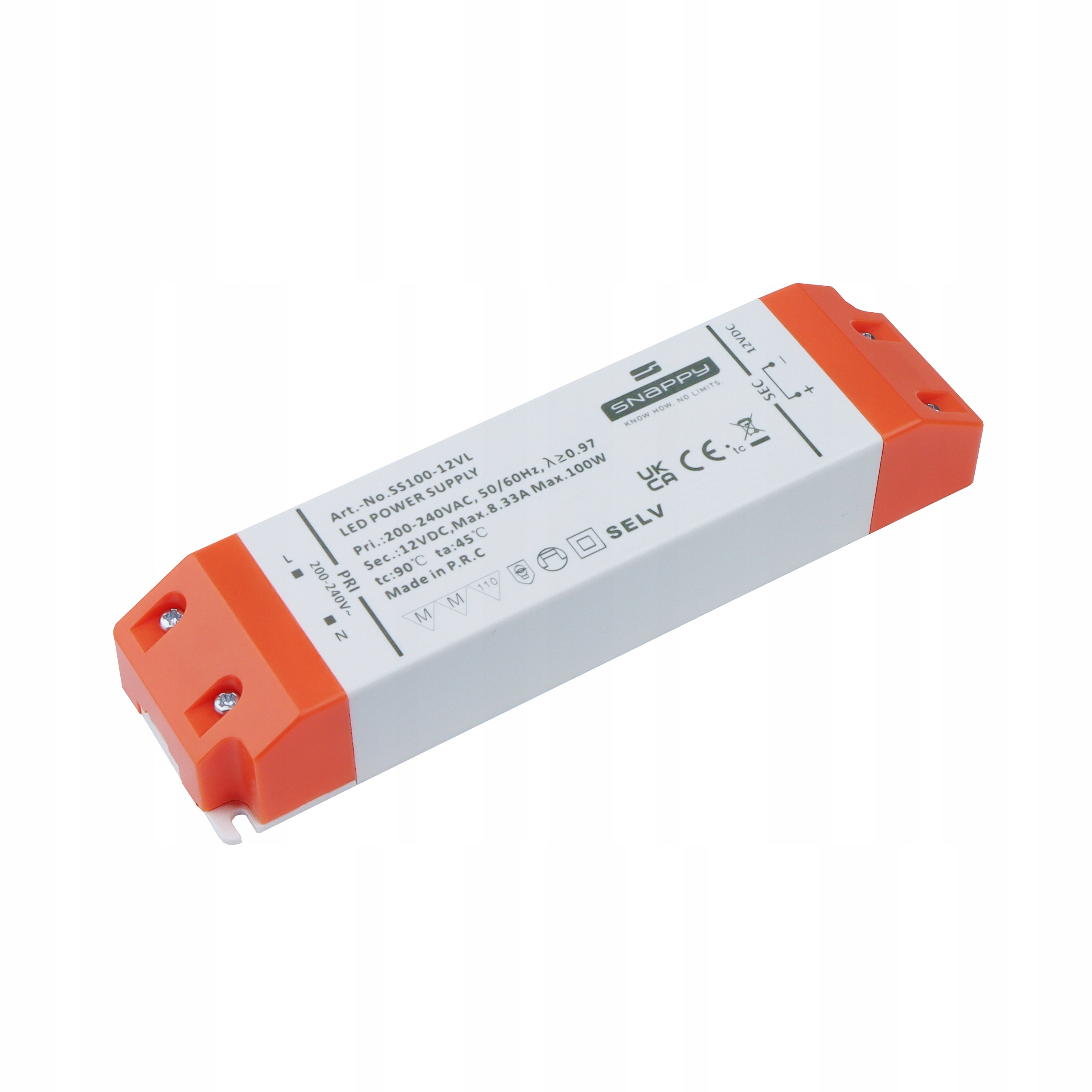 Zasilacz Do Led 12V DC 100W Premium mały rozmiar