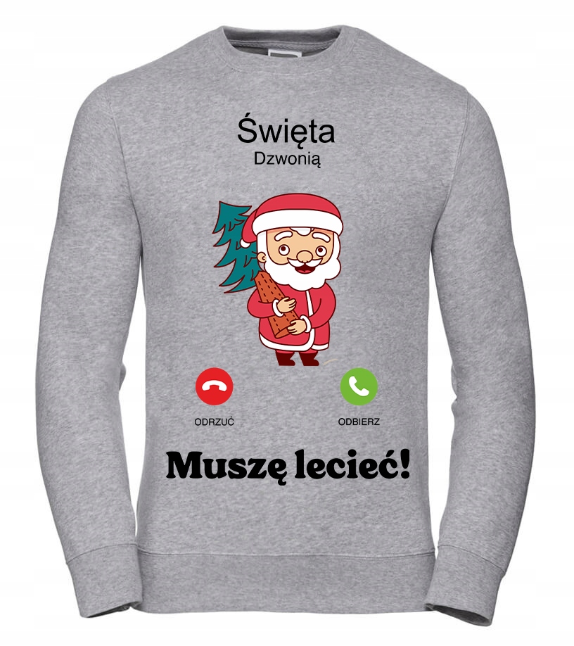 Dámská Mikina Vánoce volá XL šedá
