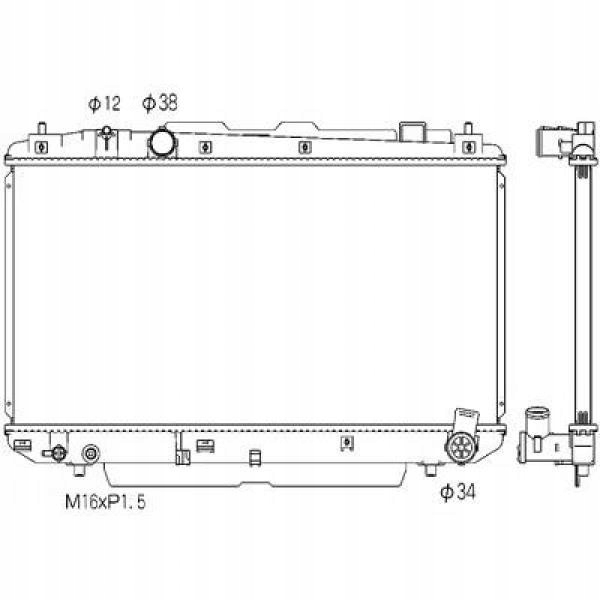 Chłodnica Toyota Rav 4 20D 2001-