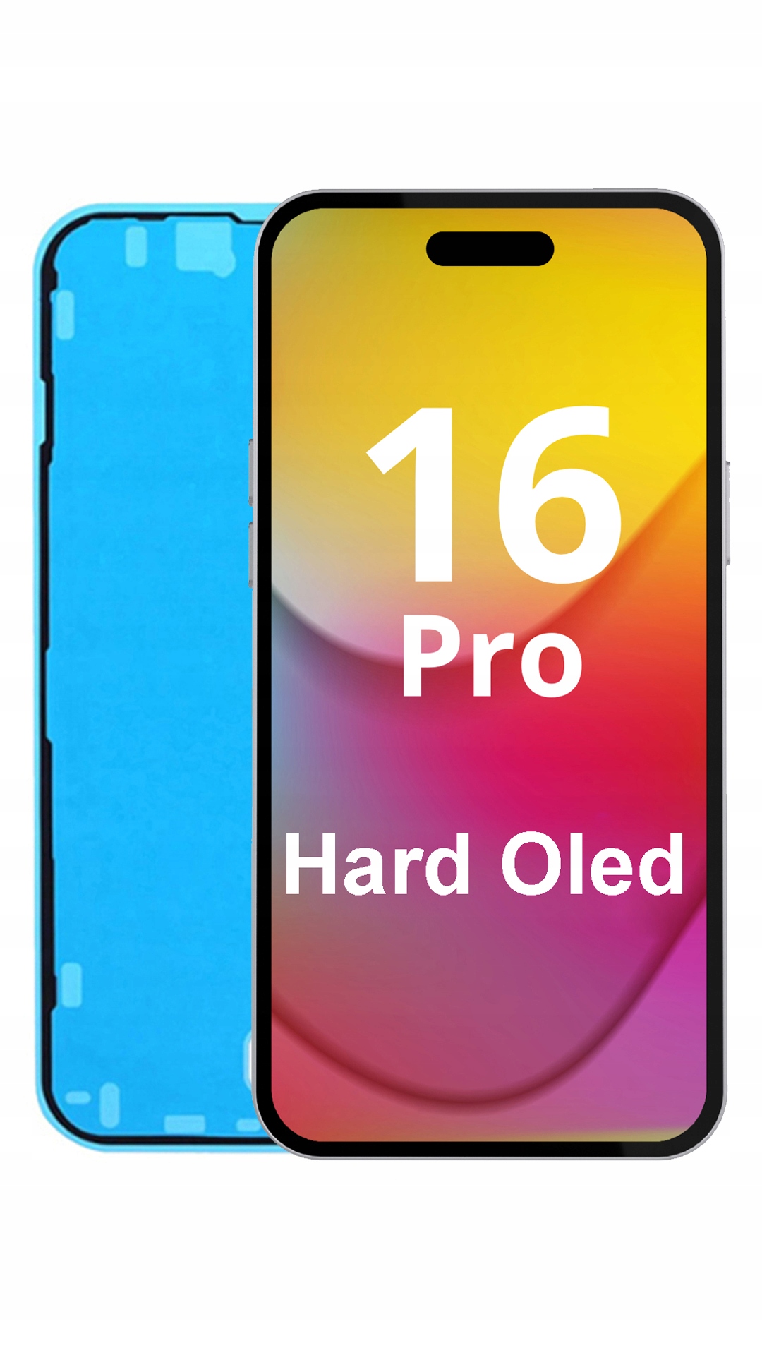 Hard Oled 120Hz displej pro iPhone 16 Pro vyměnitelné IC těsnění originál
