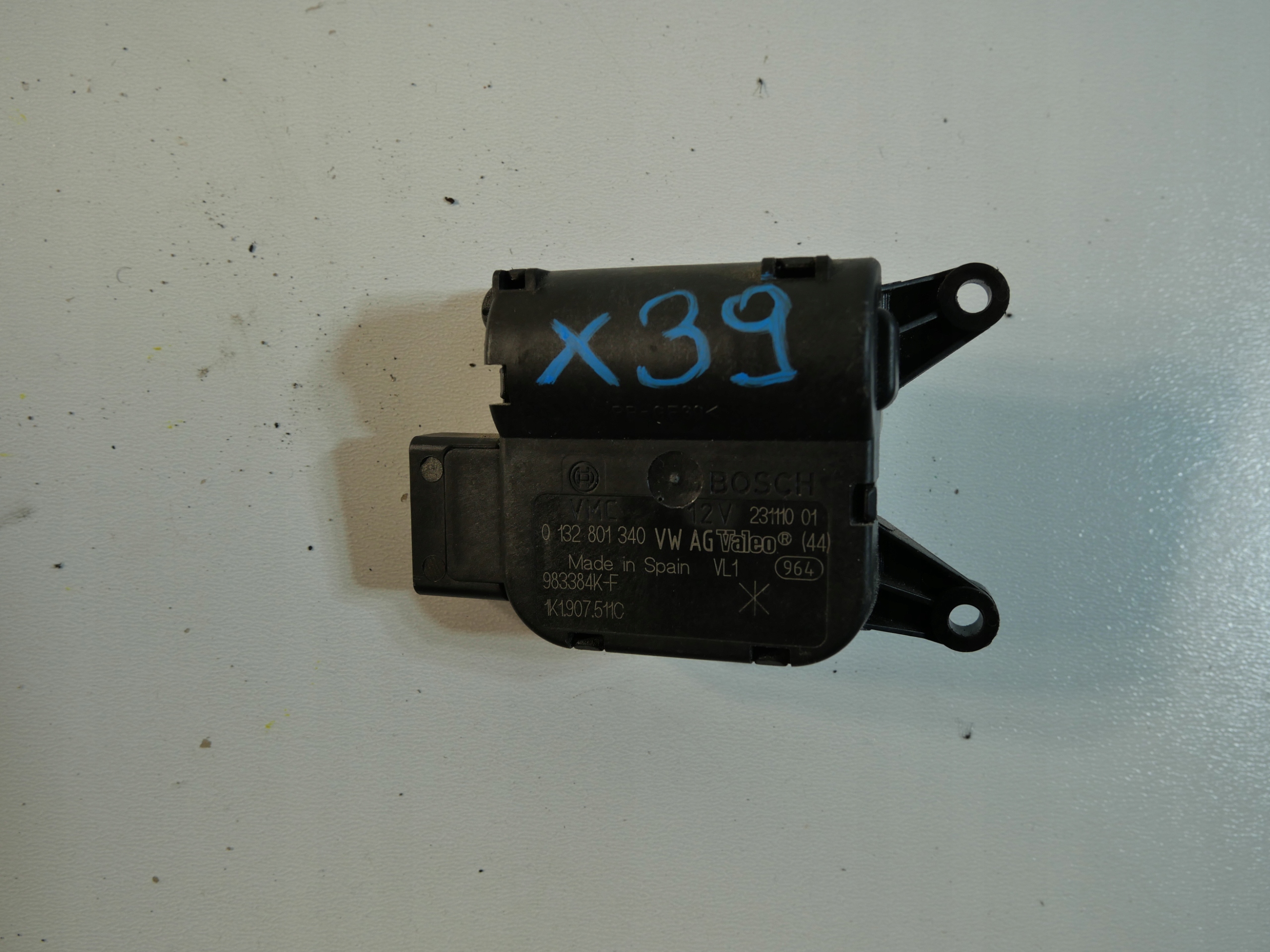 VW SEAT SKODA Micro moteur KLAP Bloc de chauffage complet 1K1907511C