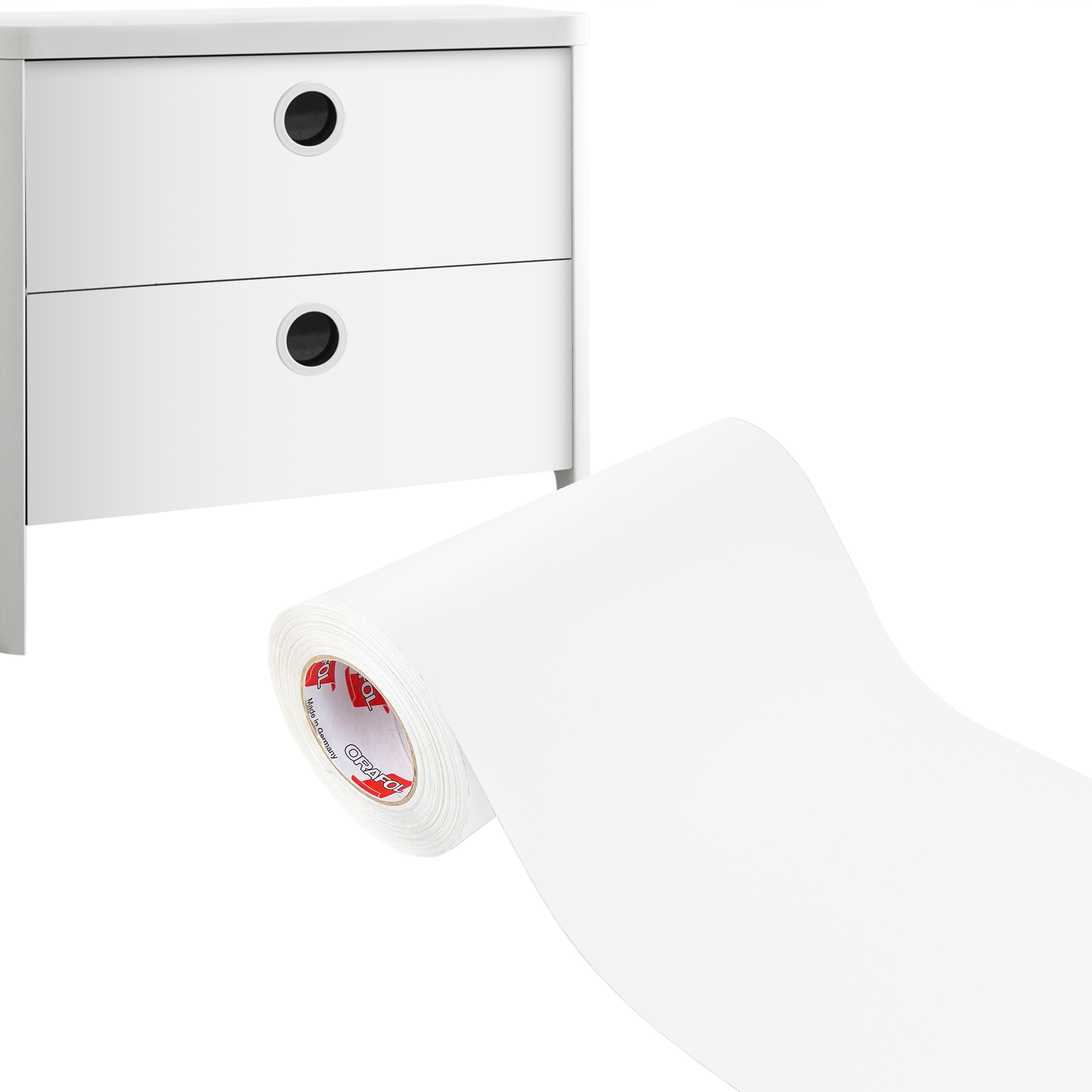 Samolepiaca fólia Dyha Nábytková biela matná rolka Rozmer 33 cm x 50 m