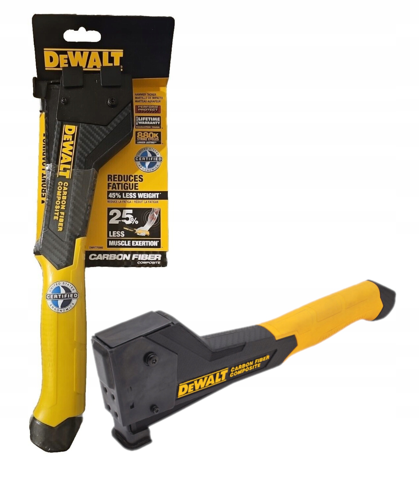 DeWALT Kladívková Sešívačka Z Uhlíkových Vláken DWHT75900