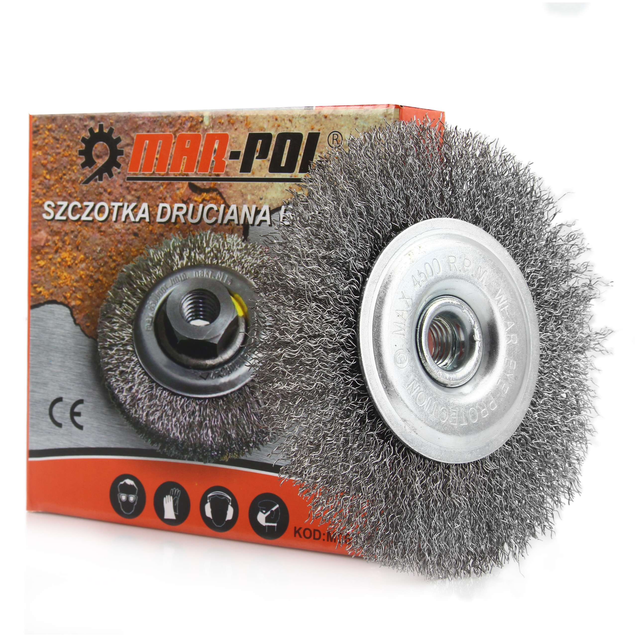 

Szczotka Druciana Boczna 125mm M14