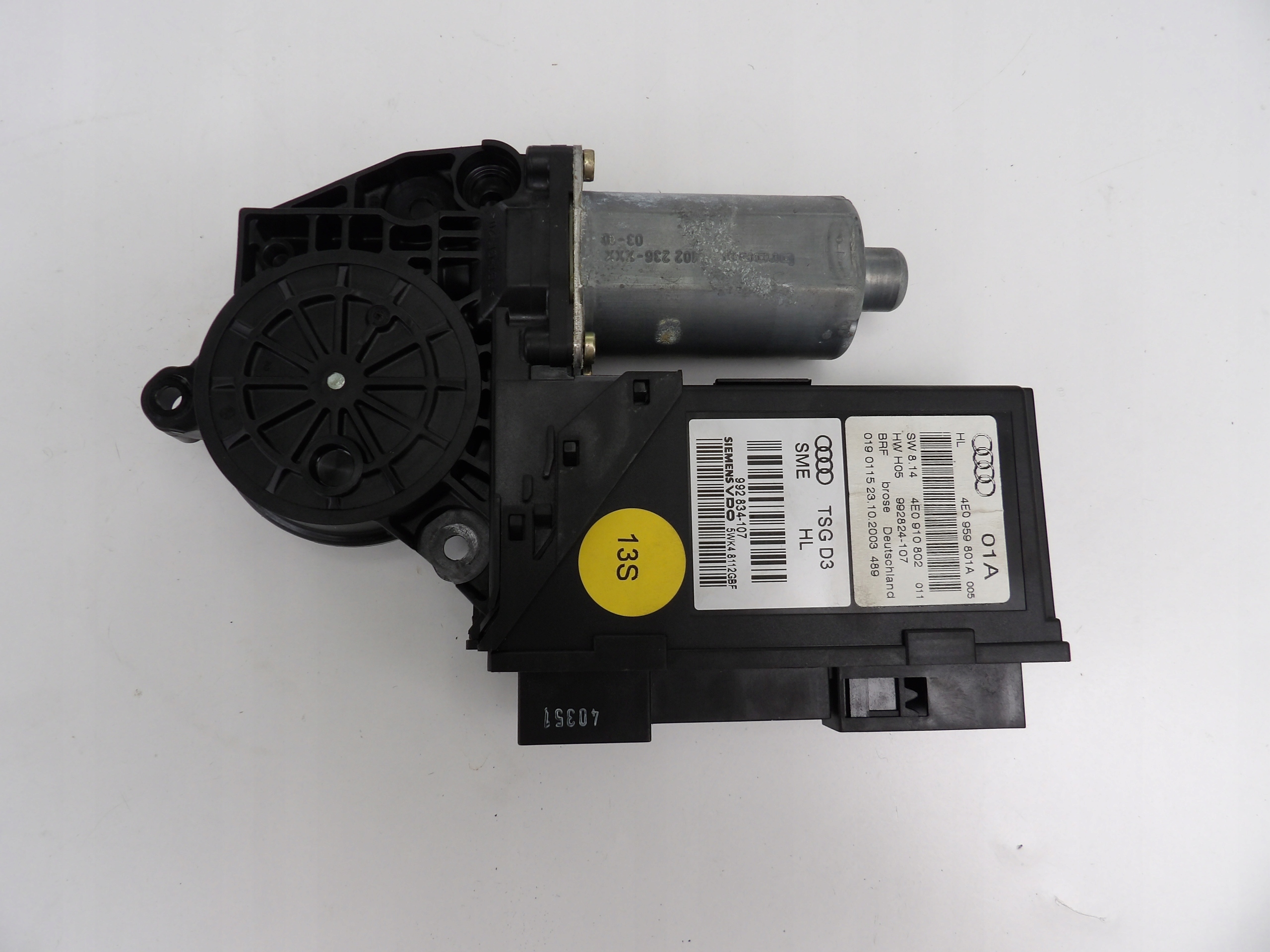 AUDI A8 D3 mini motor windows left rear part