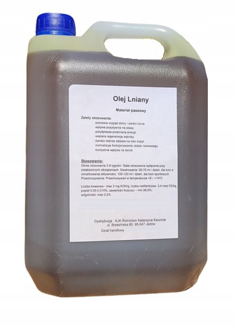 OLEJ PASZOWY 2L DLA KONI NATURALNY 100%