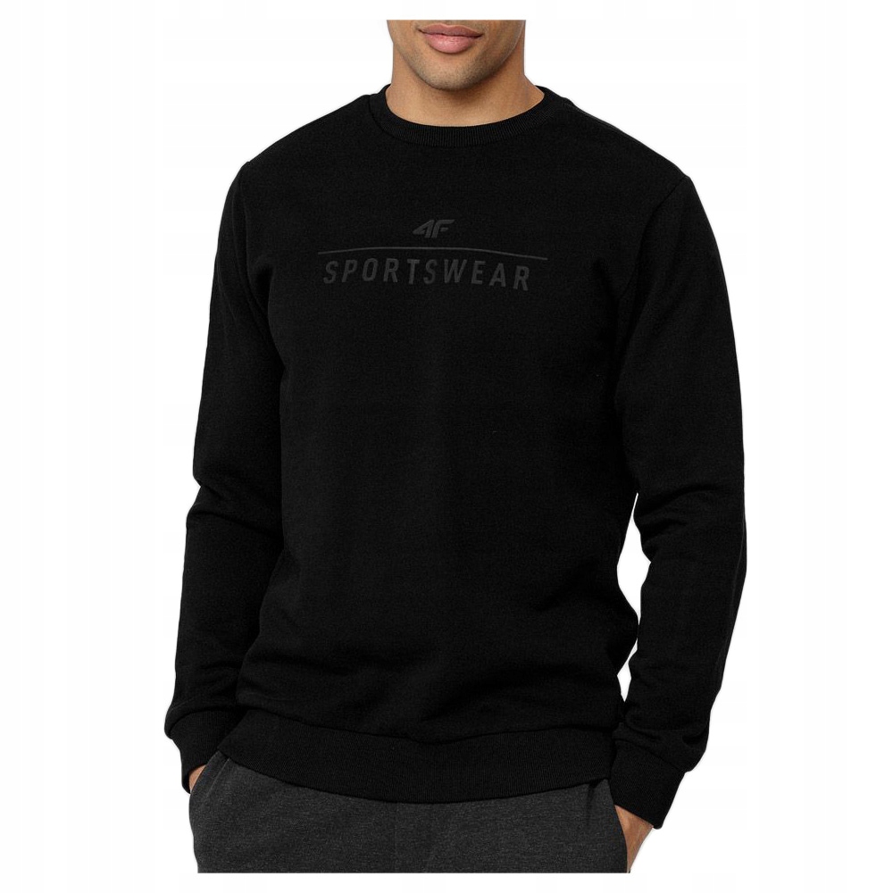 

4F Bluza Męska BLM350 Głęboka Czerń Rozm. XL