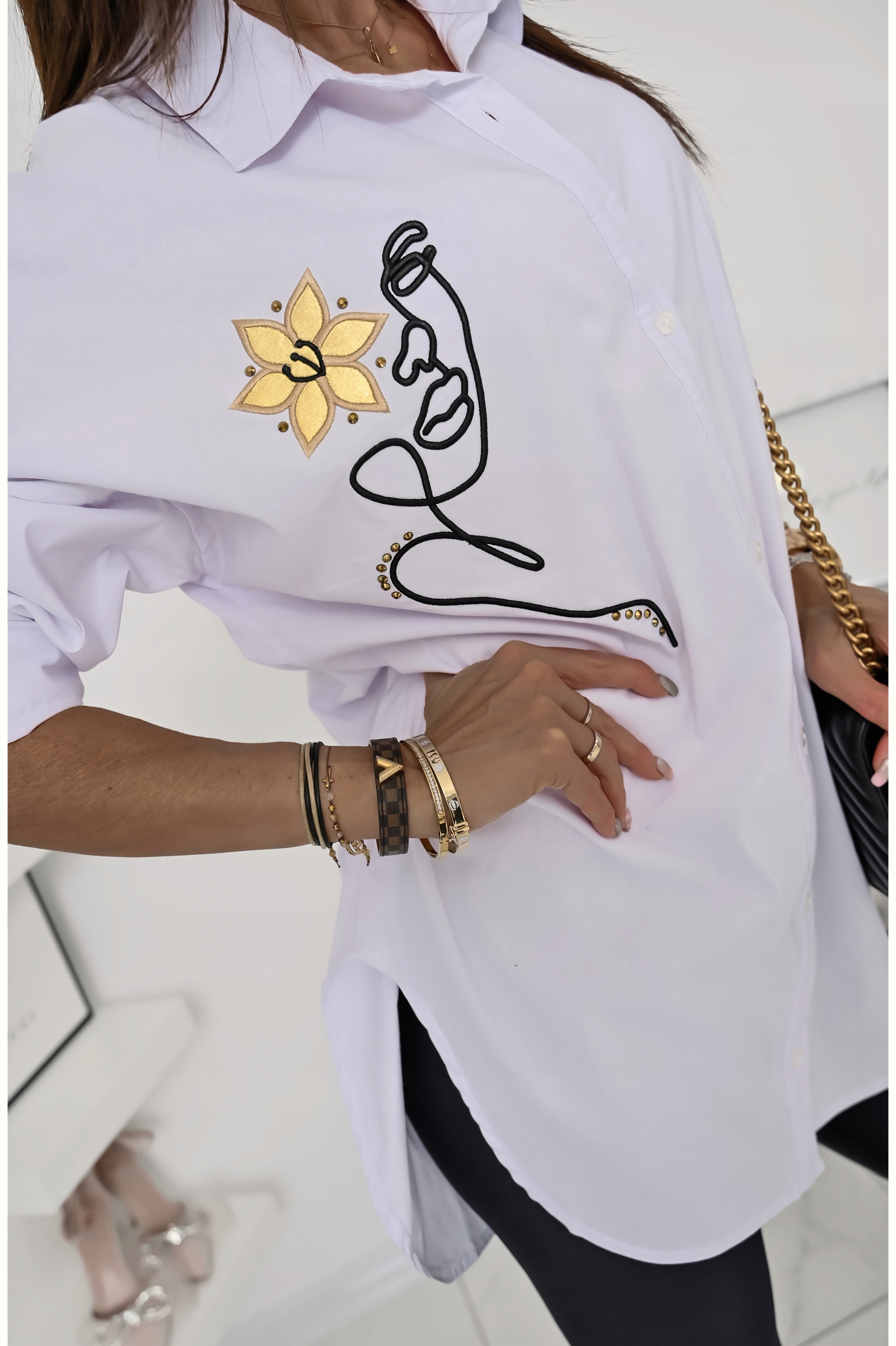 CASUALOWA KOSZULA OVERSIZE EMMELINE! WZ.8 XXL Rozmiar XXL