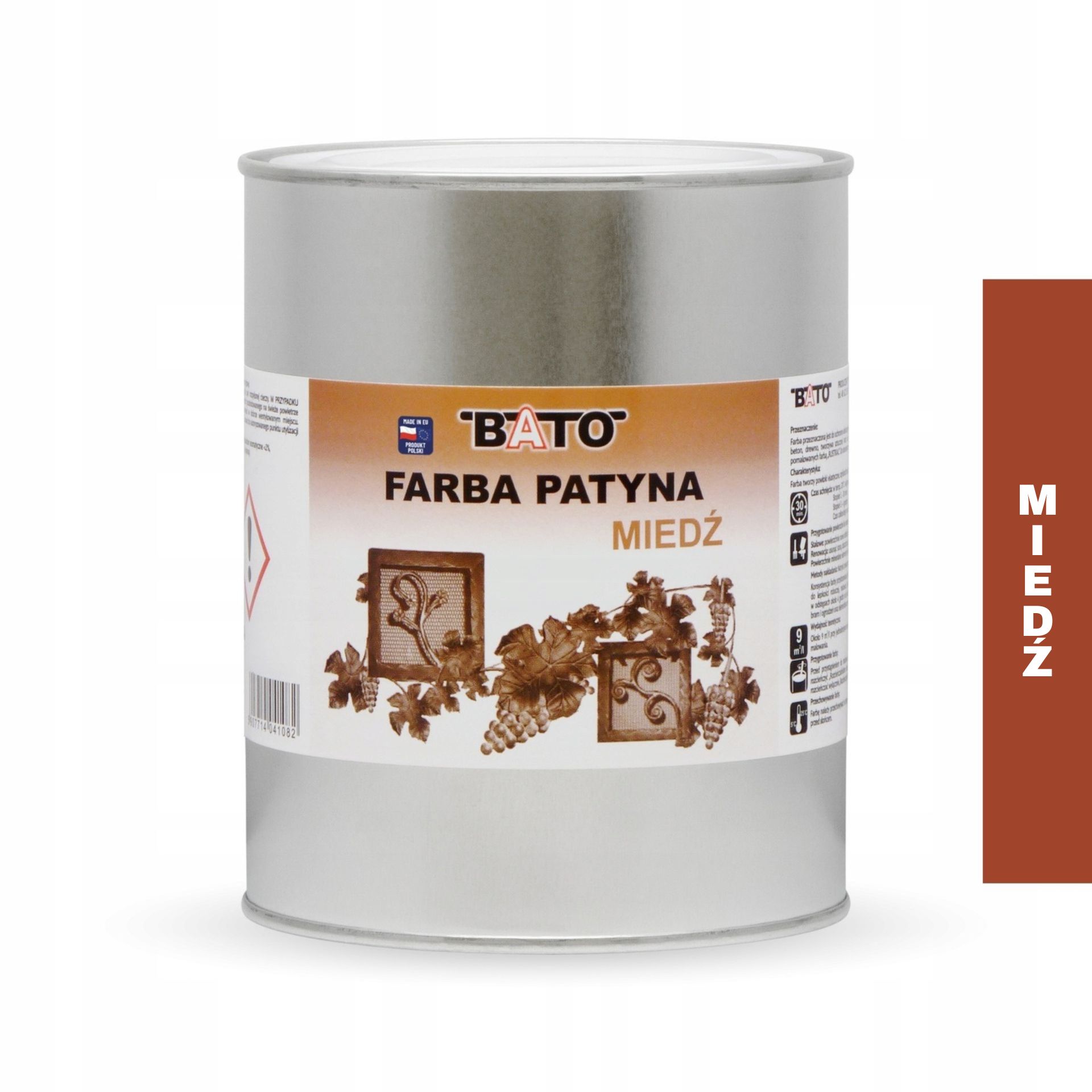 Bato Měděná dekorativní patinovaná Barva na kov 0,8 l