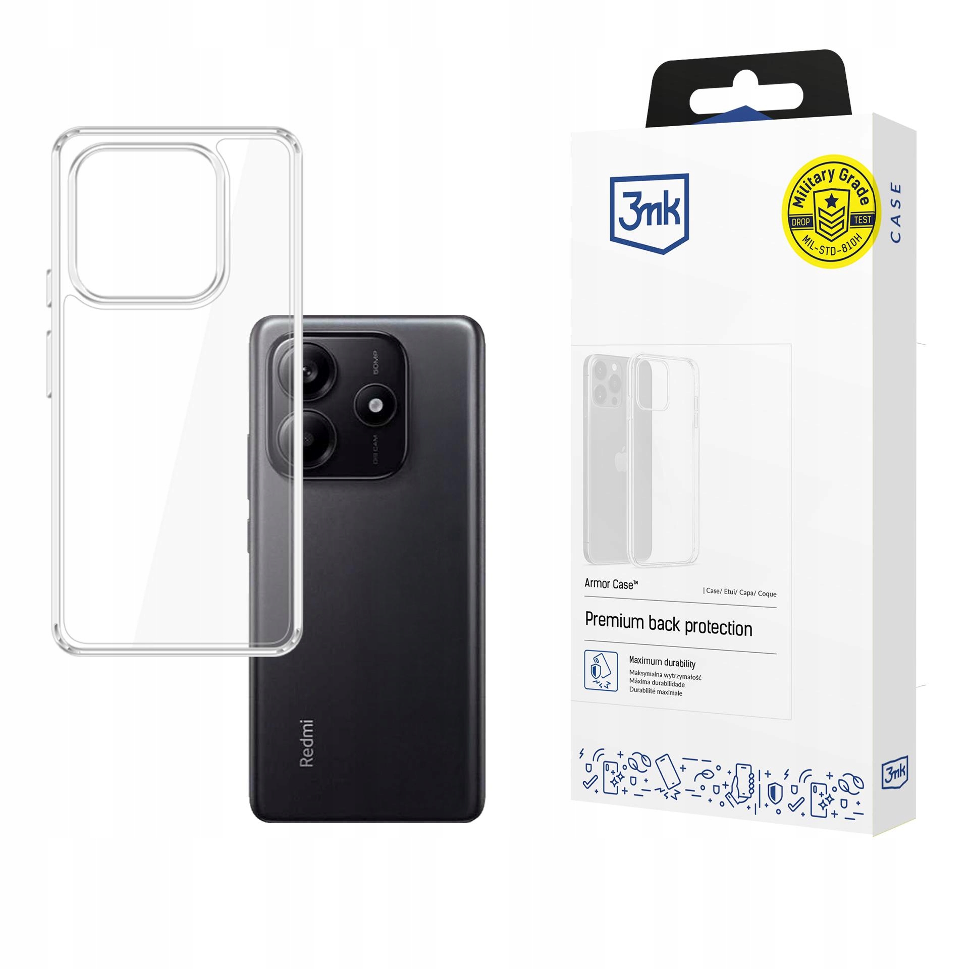 Etui 3mk Armor Case na Xiaomi Redmi Note 14 5G 3mk Protection