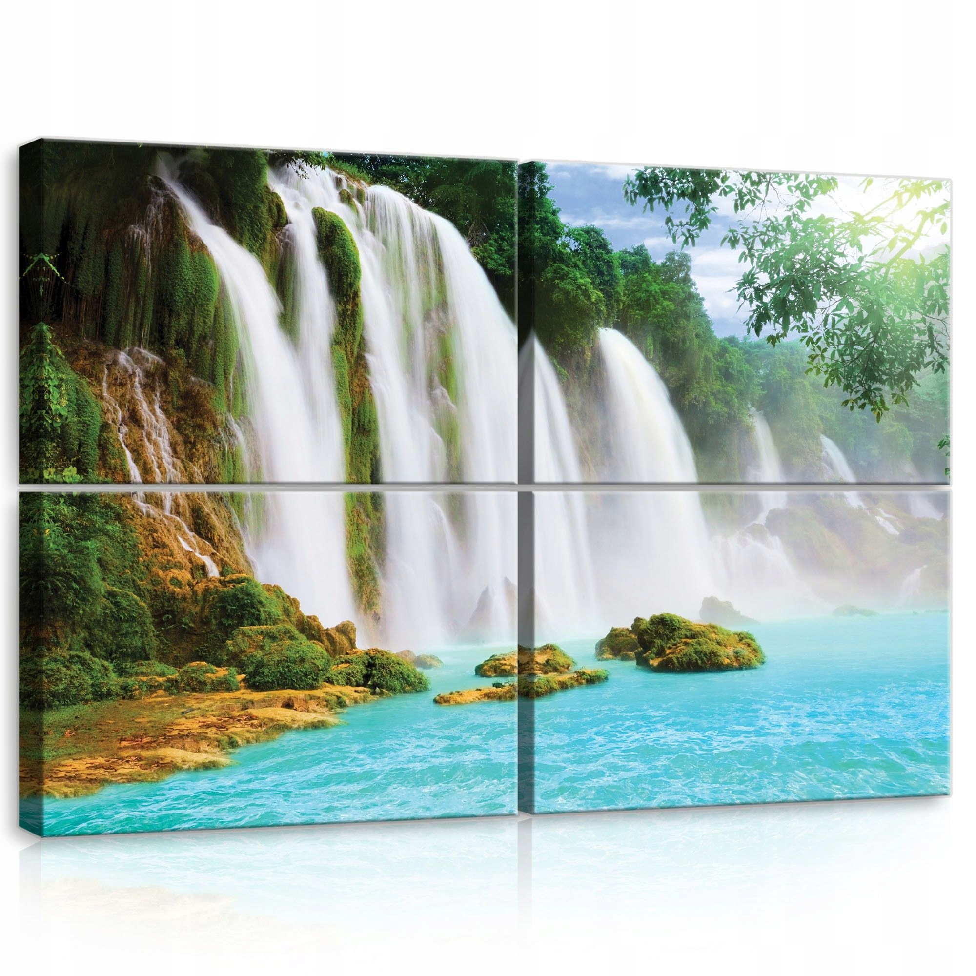 Obraz 120x80 Vodopád príroda krajina sviežosť pokoj harmónia voda