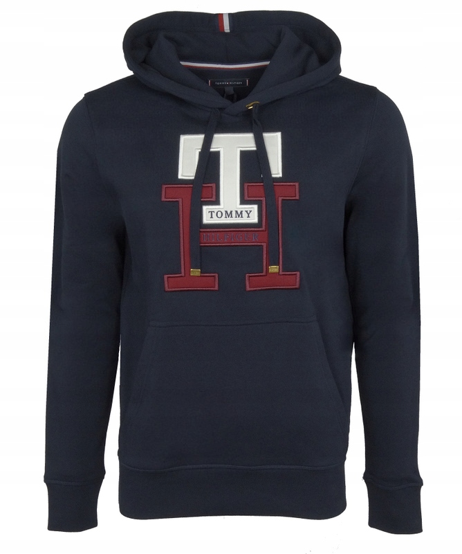 Tommy Hilfiger pánská mikina s kapucí, tmavě modrá, S