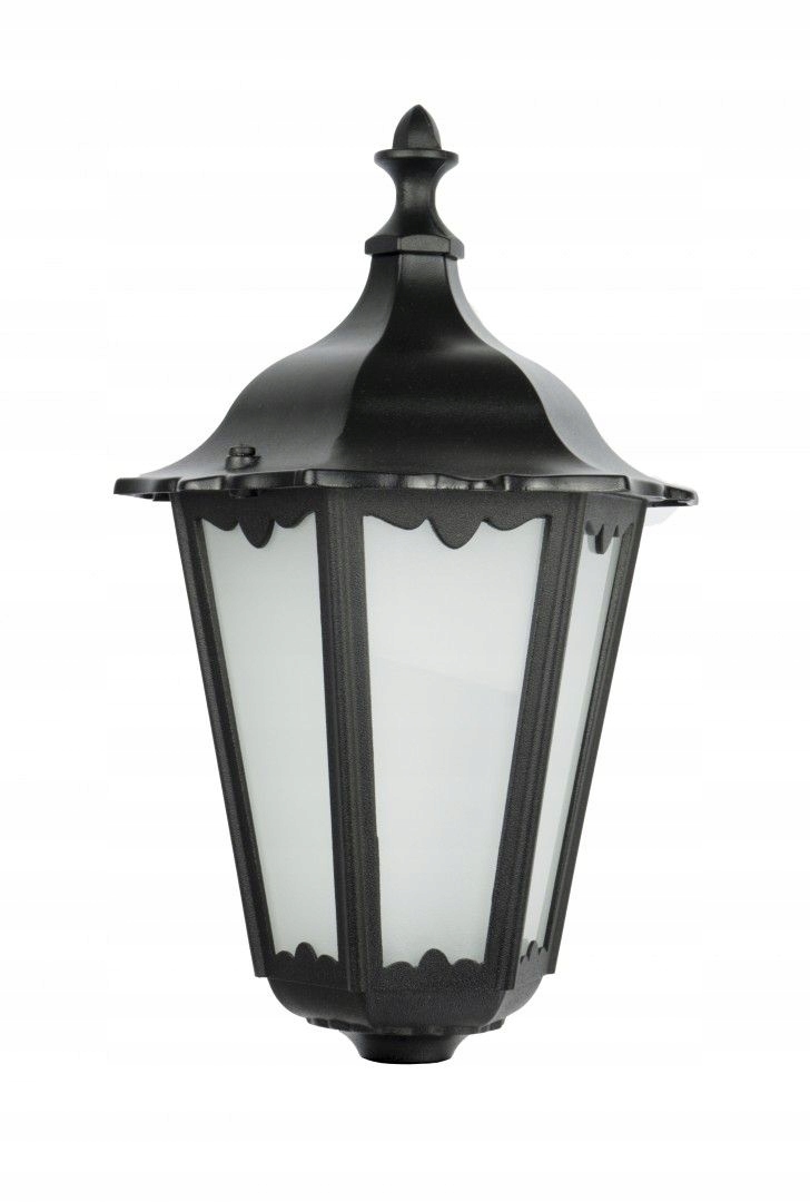 Su-ma Hlava záhradnej lampy Retro E27 čierna IP43 1x60W
