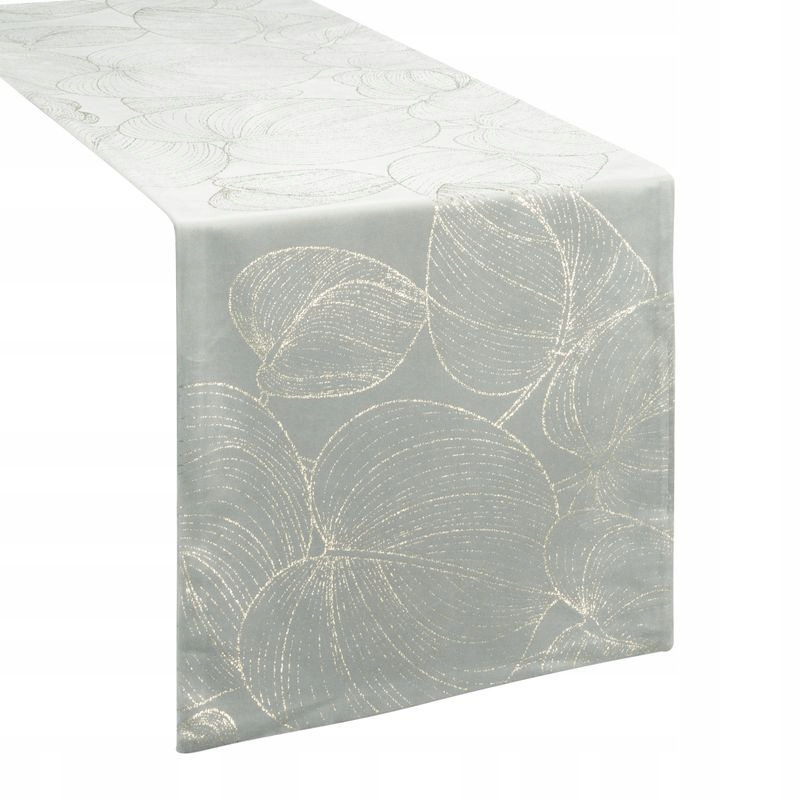 Bieżnik na stół 180x35cm srebrna velvet święta