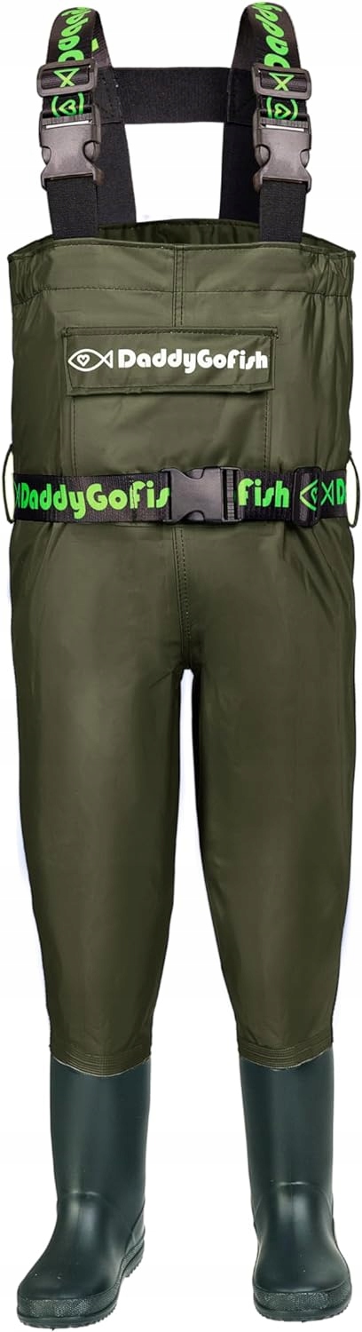 Spodnie DaddyGoFish odcienie zieleni r. 9XL Model DaddyGoFish