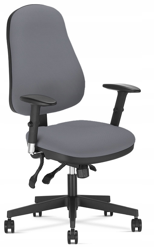 FOTEL BIUROWY OBROTOWY OFFIX R15 SZARY NOWY STYL
