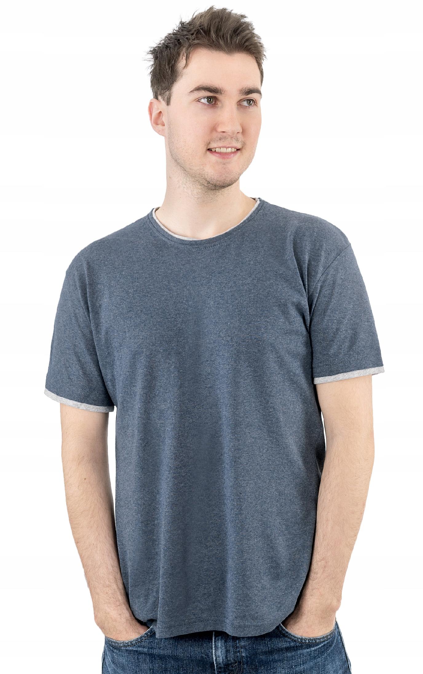 

Tshirt Koszulka Podkoszulek Męski 24E r XL jeans