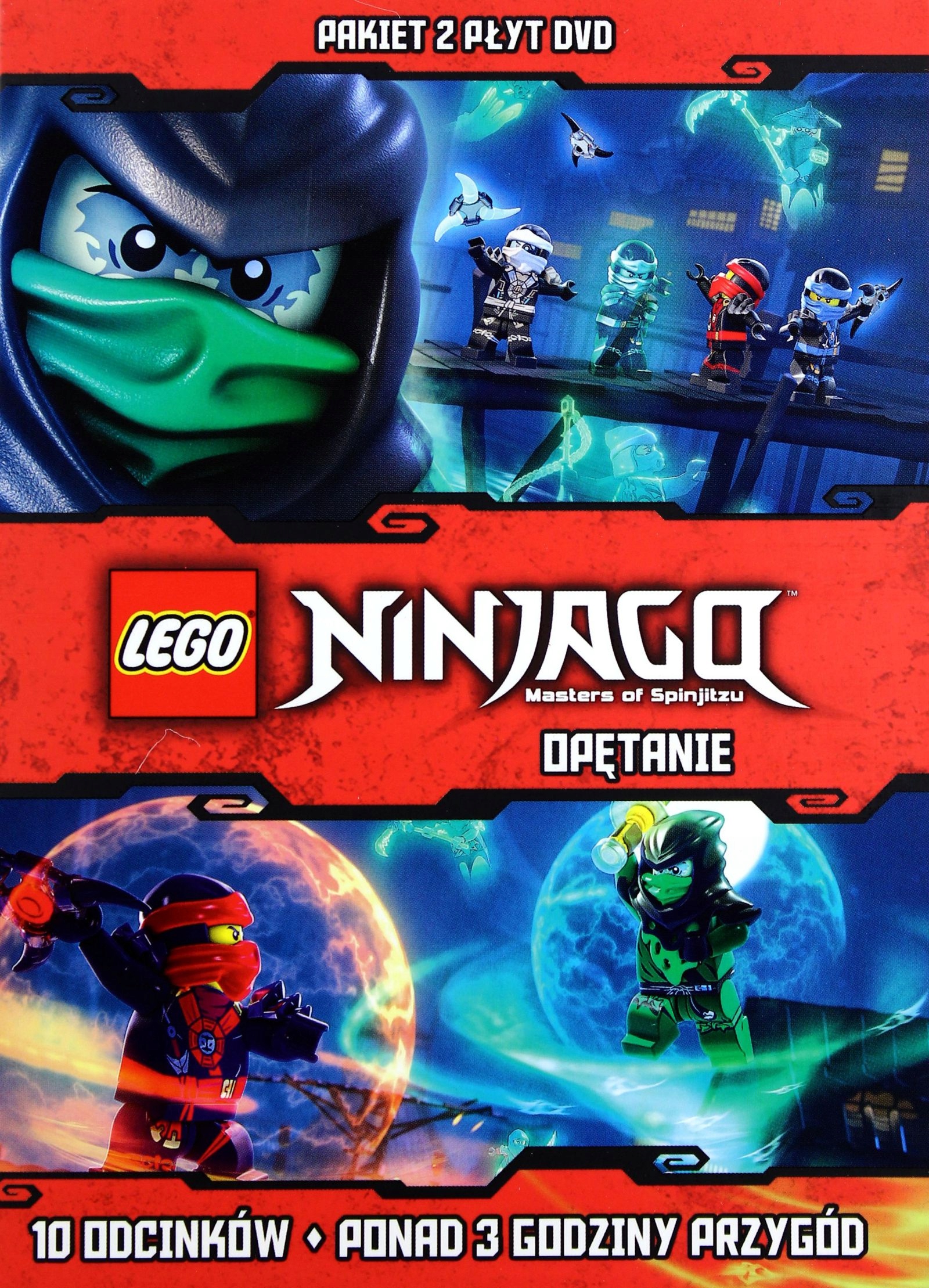 Lego Ninjago Opętanie Pakiet (odcinki 45-54) (2DVD