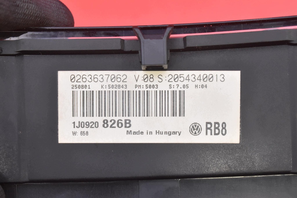 dials dials EU 1J0920826B VW GOLF 4 IV 1.9 TDI 110 KM 97-06