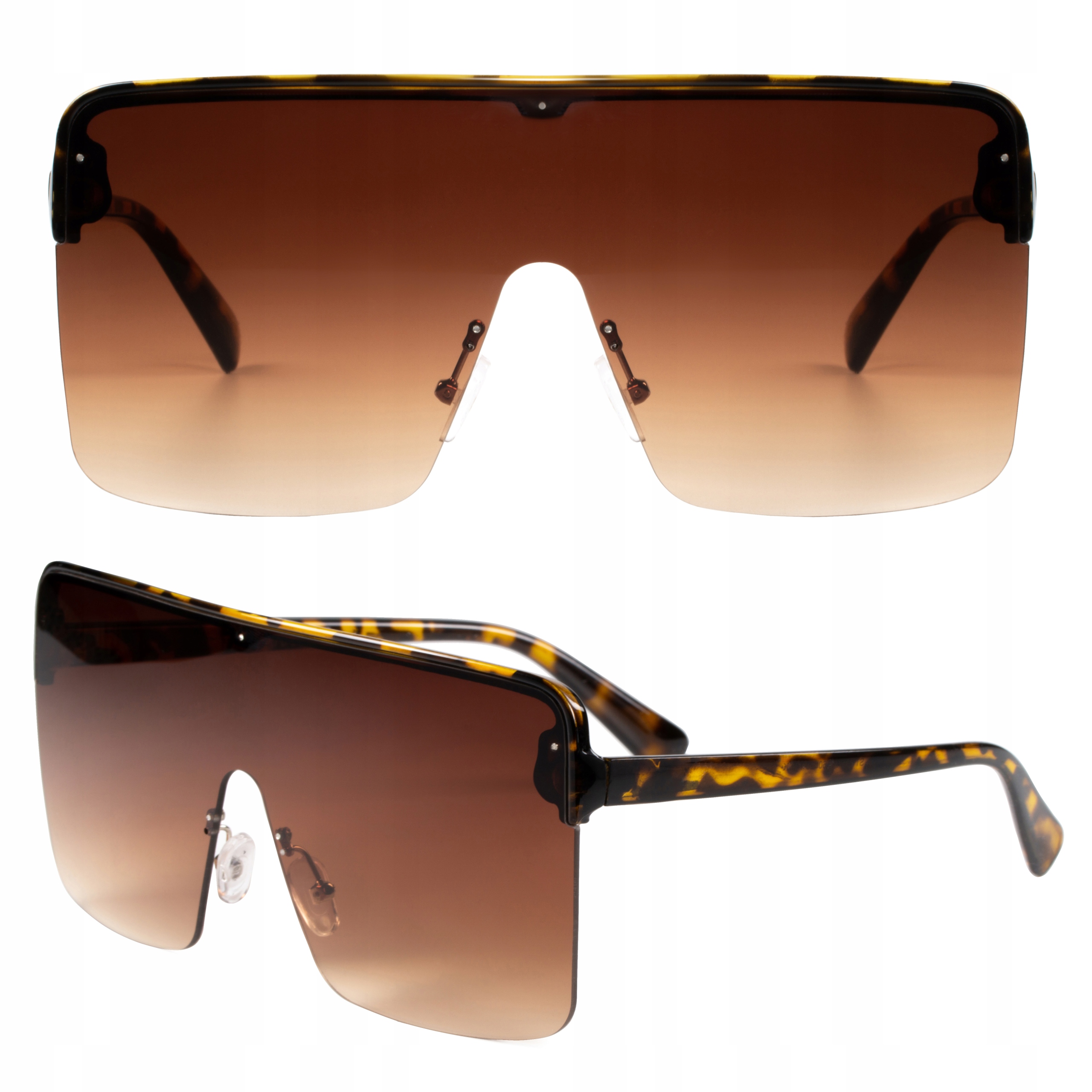 

Duże Okulary Damskie Oversize Stylowe Kwadratowe