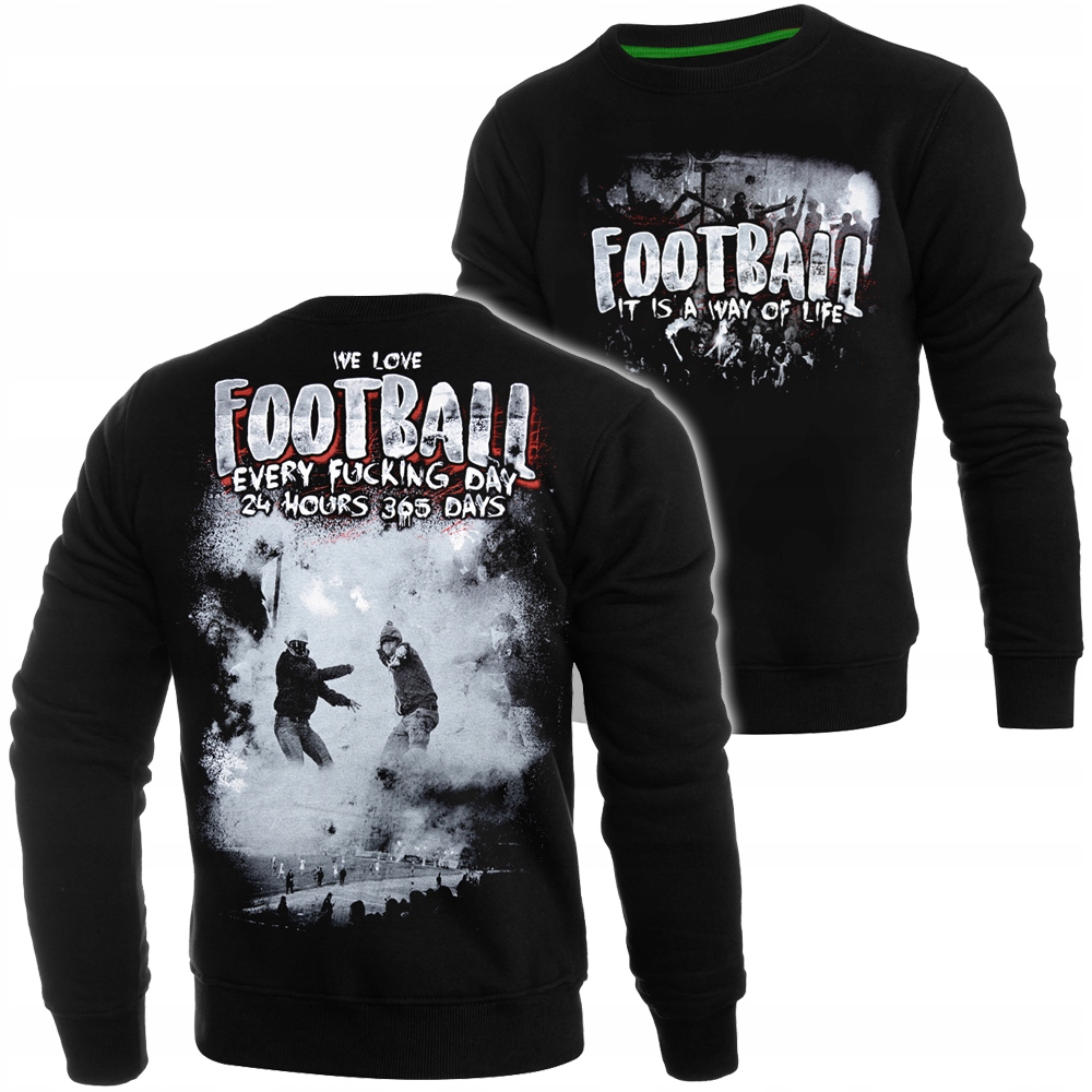 Mikina Extreme Adrenaline s nápisem „Milujeme fotbal“ vel. 3XL