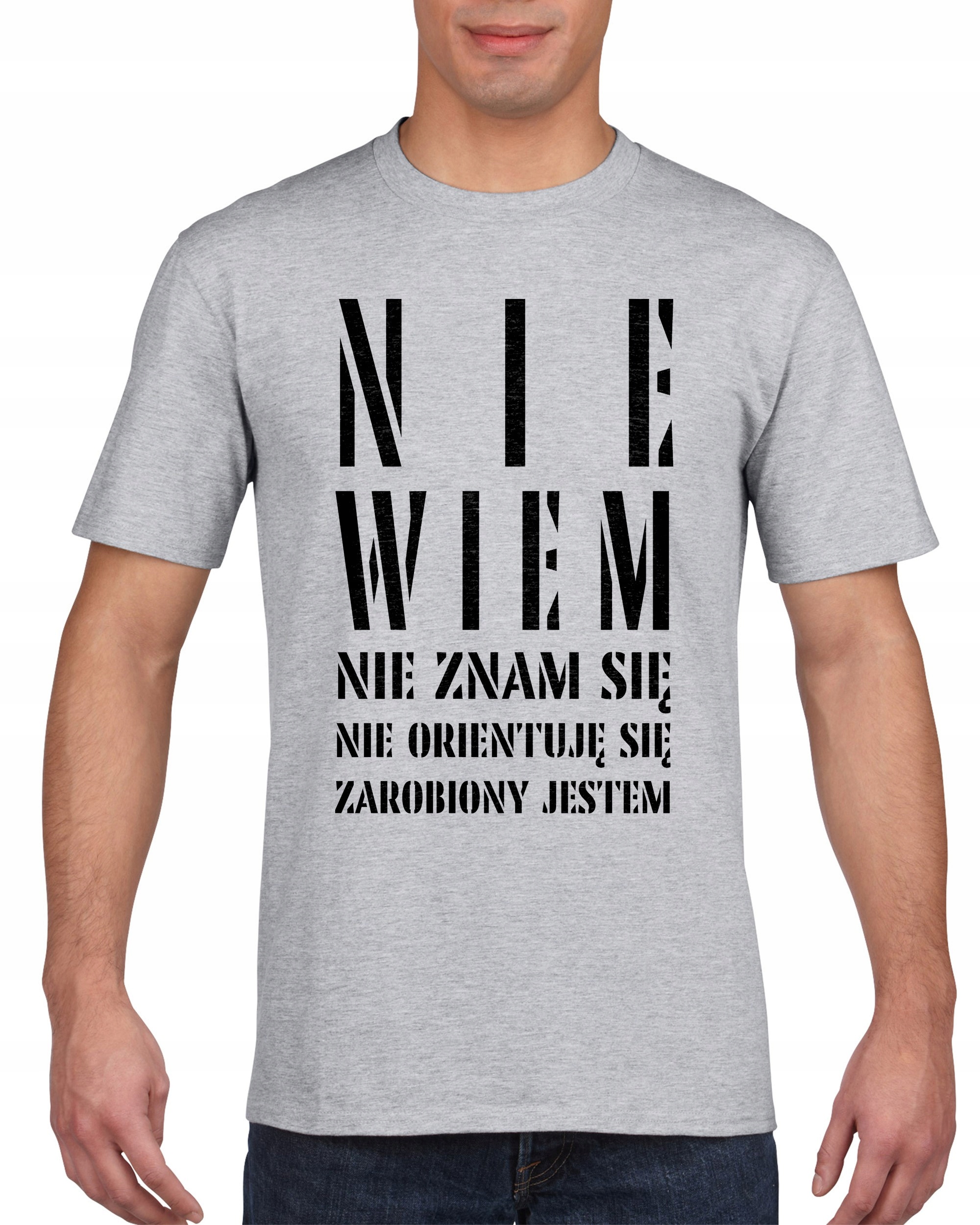 

Koszulka męska Nie Wiem Nie Znam Się XL