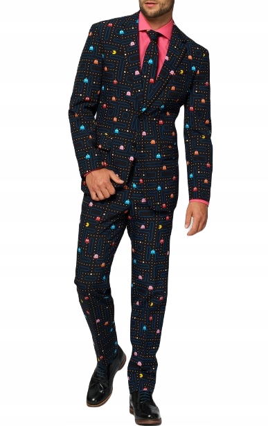 Opposuits Garnitur męski z krawatem, Pac-man 54