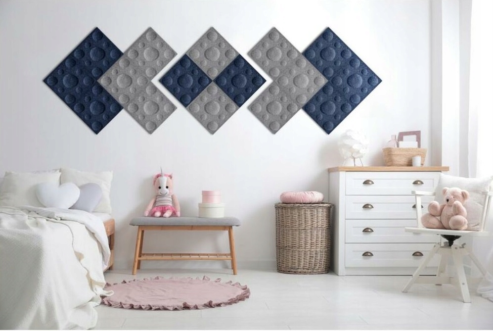 PANELE AKUSTYCZNE FILCOWE 30X30CM BĄBLE PROMO Model BĄBLE KREM