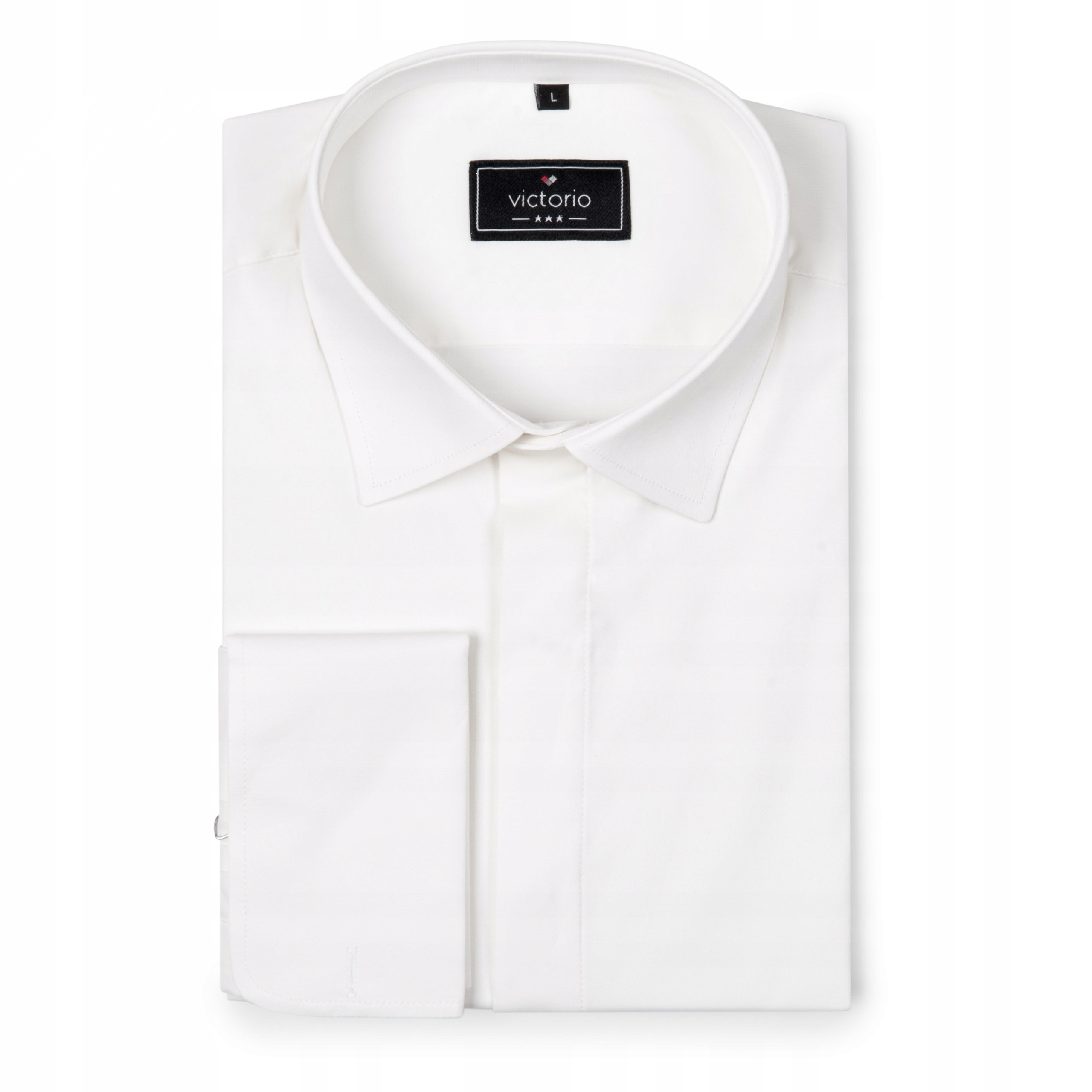 Koszula męska Ivory Victorio rozmiar Regular L wizytowa Na Spinki