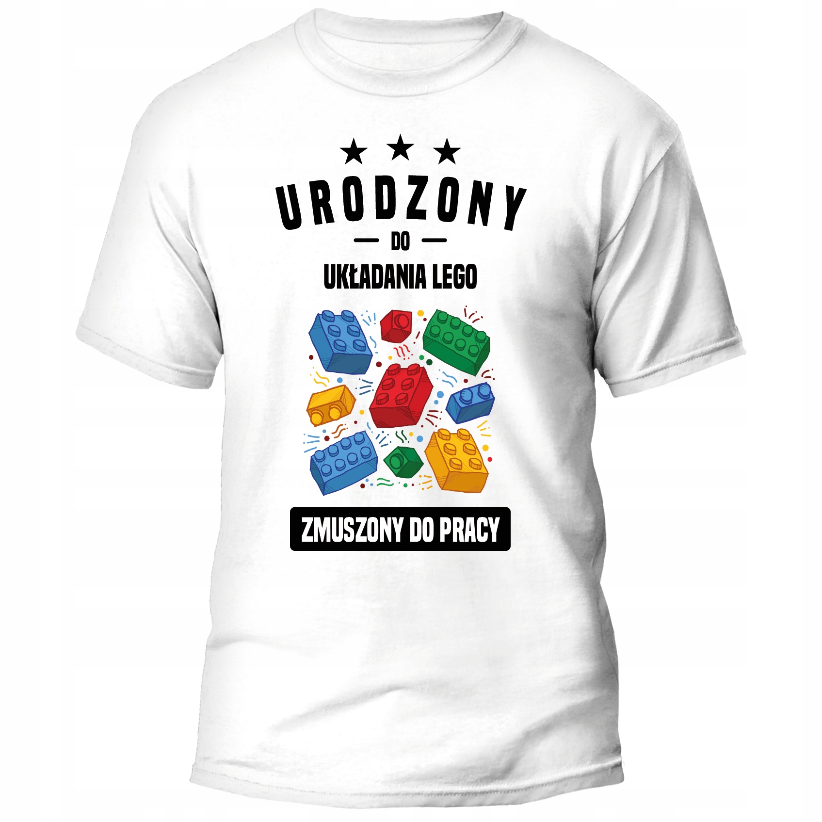 

Koszulka Urodzony Do Układania Lego