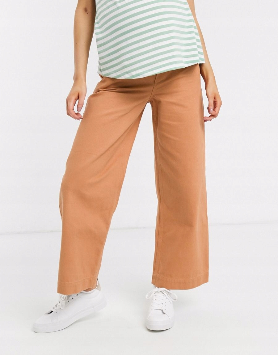 MATERNITY SPODNIE DAMSKIE POMARAŃCZOWE 44 1ARQ