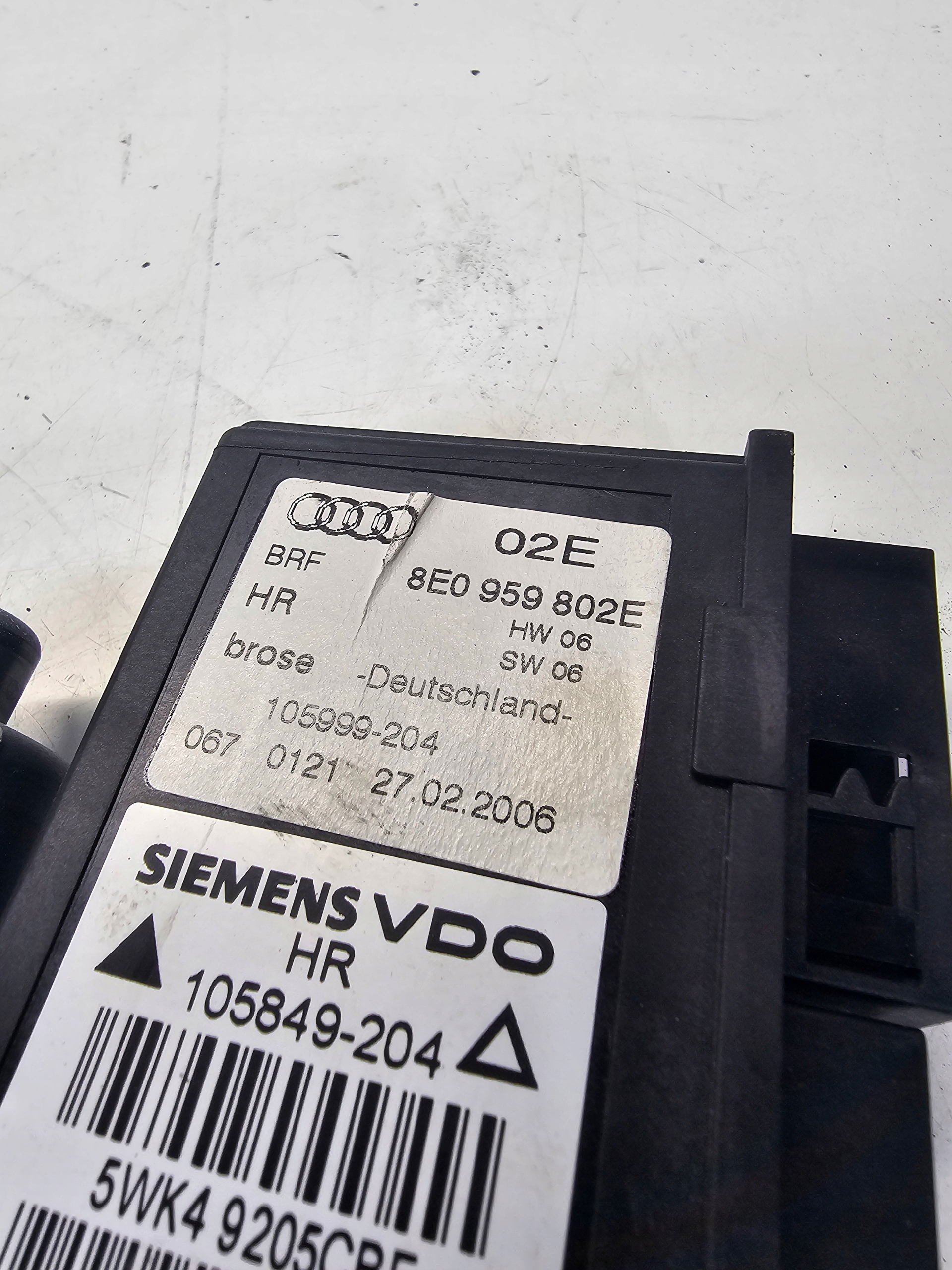 engine mini motor windows AUDI A4 B6 B7 8E0959802E