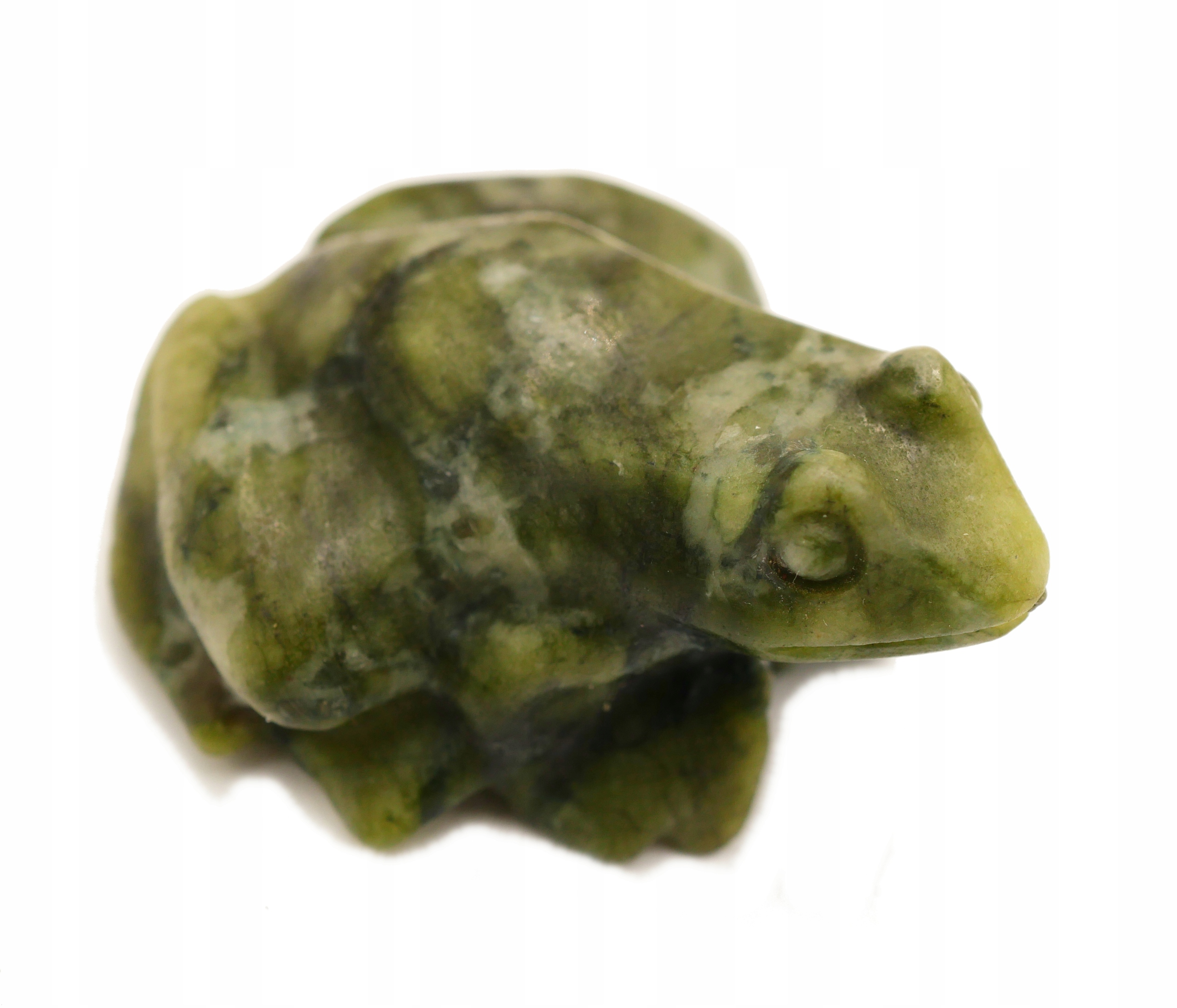 Minerały - figurka jadeit naturalny