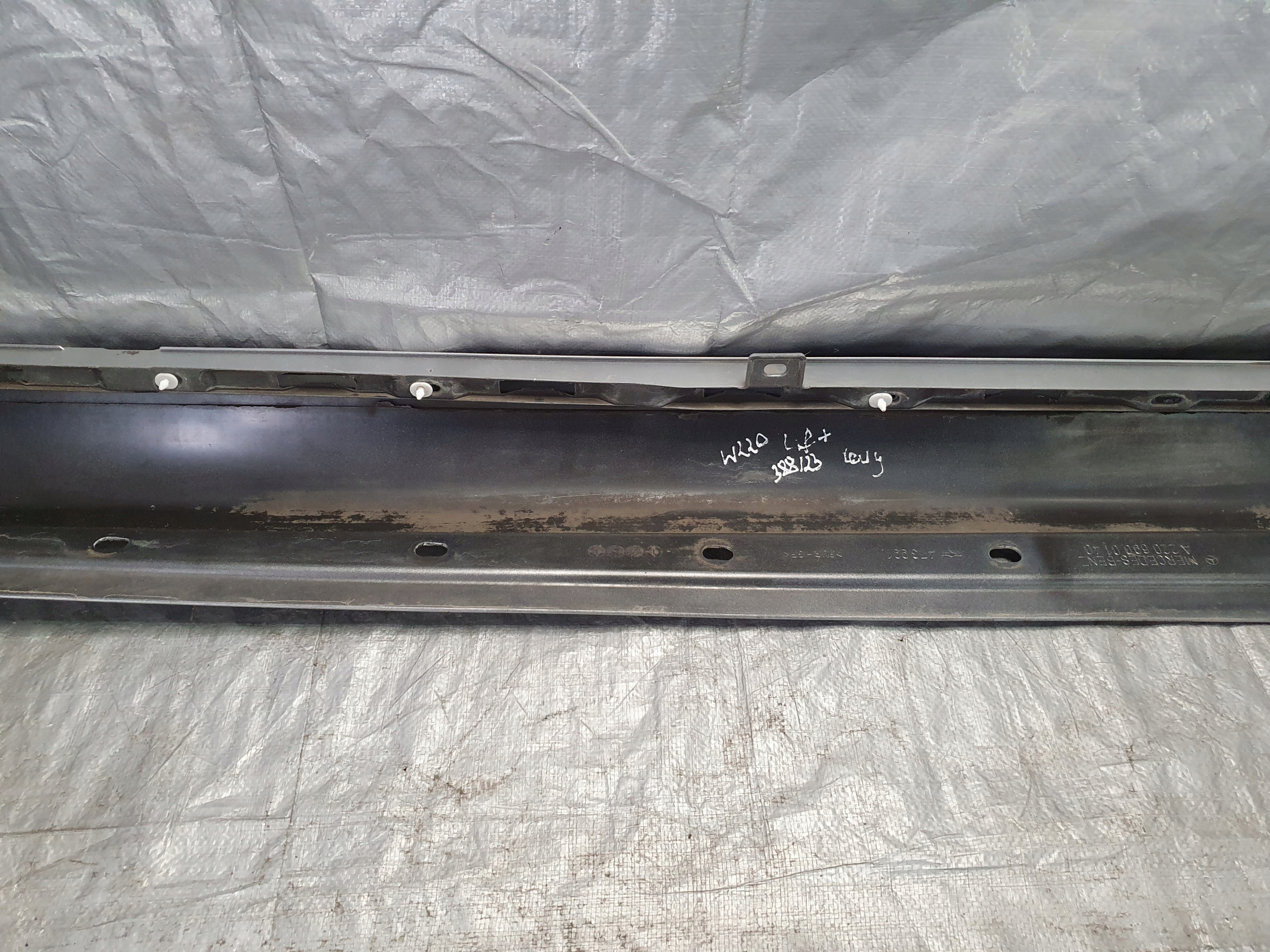 moulding cap threshold left MERCEDES S W220 LIFT