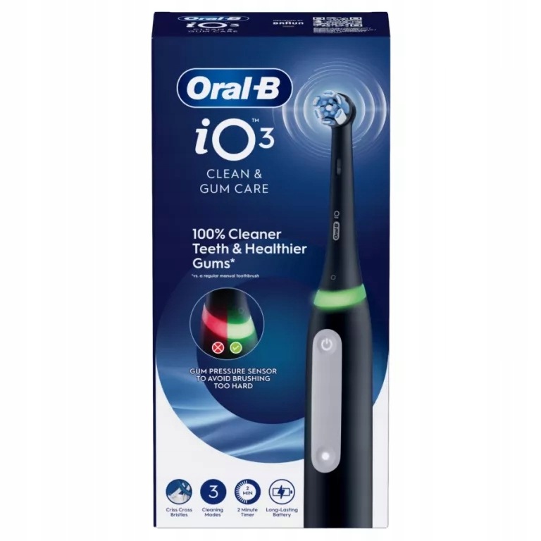 Szczoteczka Elektryczna Oral-b IO3 Czarna Io 3